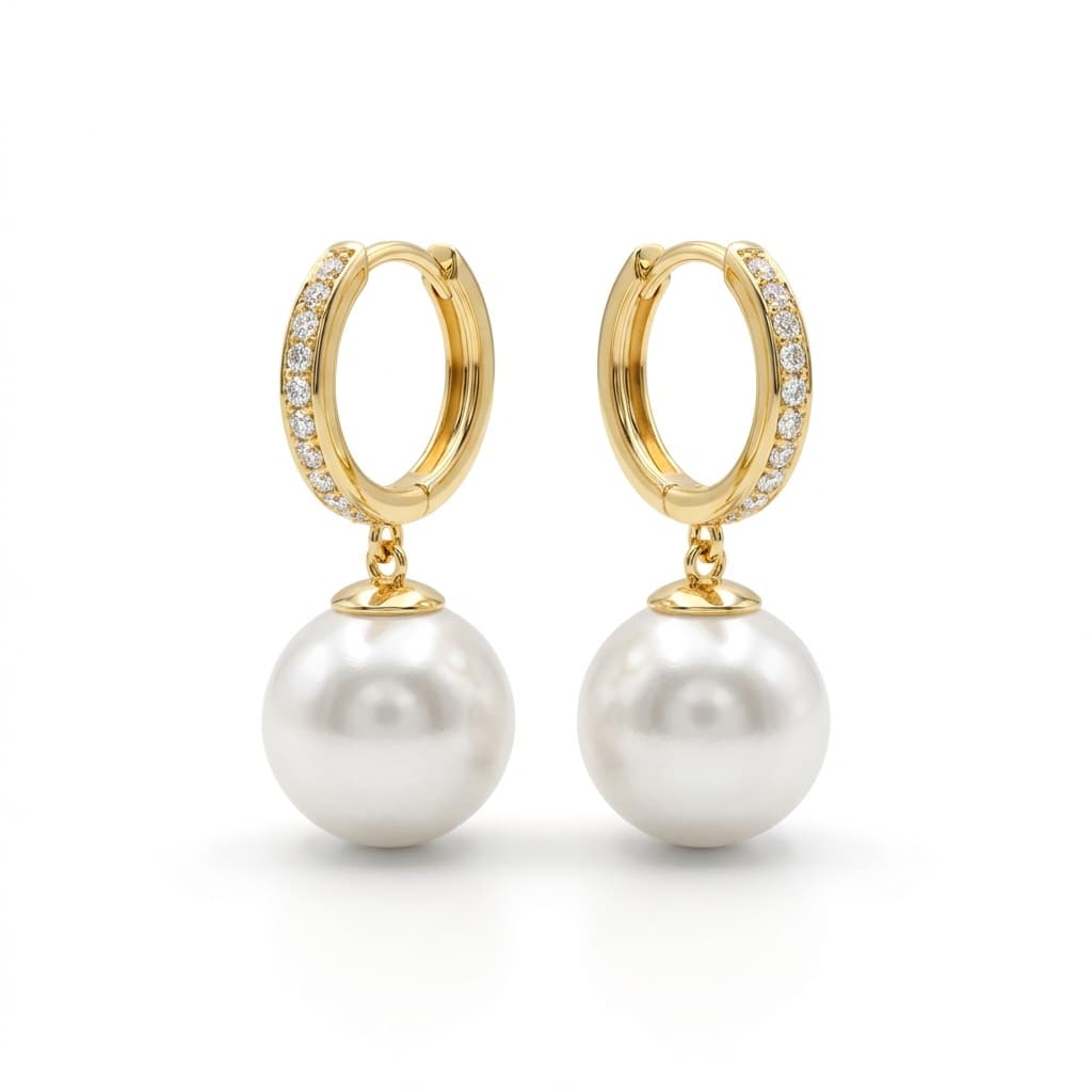 Brinco de Pérolas - Brincos JoiasLab